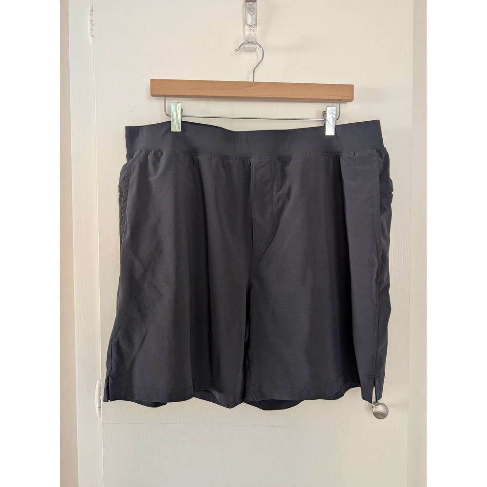 Fabletics Mens XXL Franchise Short Lined Black Athletic Performance Sport Active